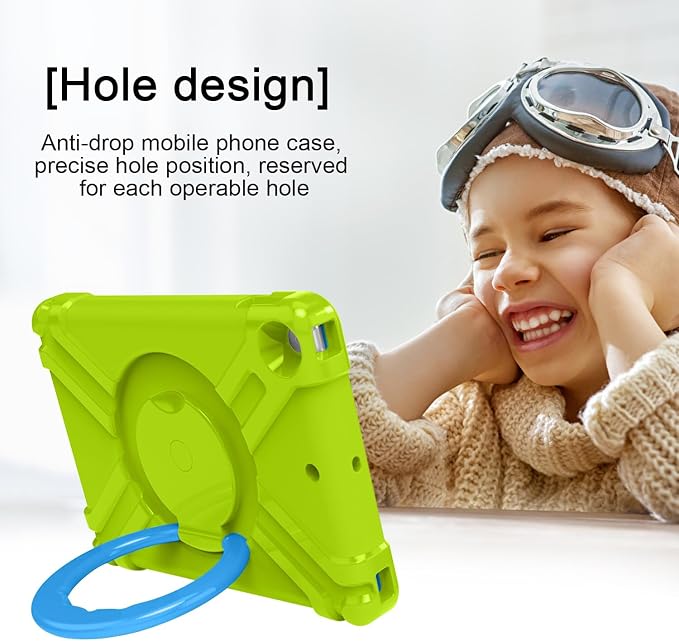 AKABEILA Compatible with Amazon Fire HD 8 2020/2022 Tablet Case，Rugged Kids Case with Stand Lightweight Shockproof Kids Friendly Tablet Cover Black