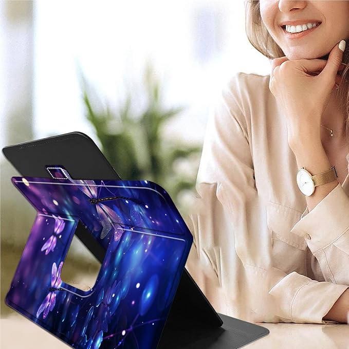 for Google Pixel Tablet Case 2023 Universal Tablet CaseSlim PU Leather Multi-Angle Viewing Cover with 360 Degree Rotatable Kickstand forPixel Tablet 2023 11-inchBlue Wolf