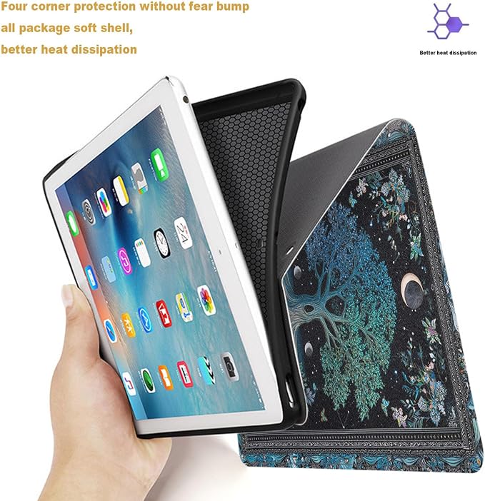 Tablet Case for 6 All-New Kindle (11th Generation2024/2022 Release)Shockproof Protective Cover with StandAuto Wake/SleepAmerican Flag Deer