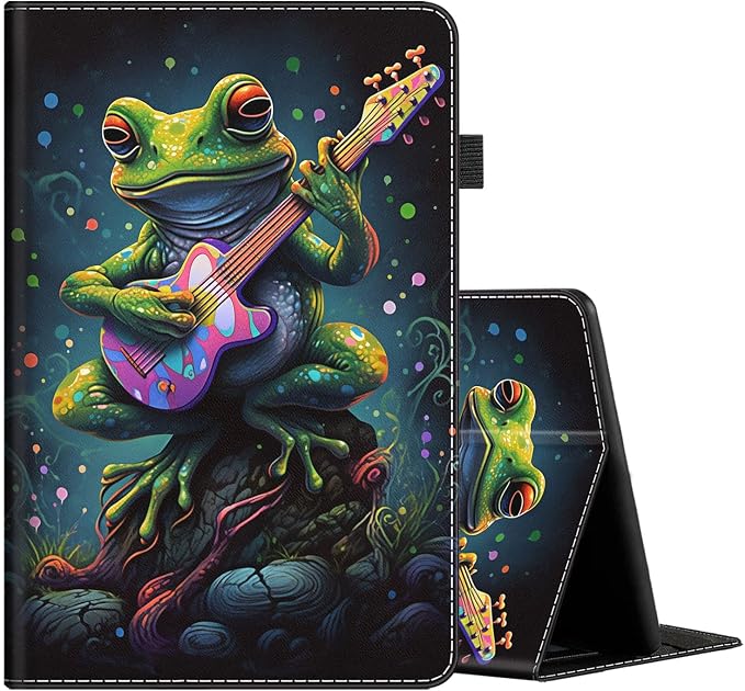 Case Cover for Amazon All-New Kindle Fire 7 Tablet (2022 Release-12th Generation) Latest Model 7 Slim Folding Stand Cover with Auto Wake/Sleep Dancing Skeleton in Mexican Costume
