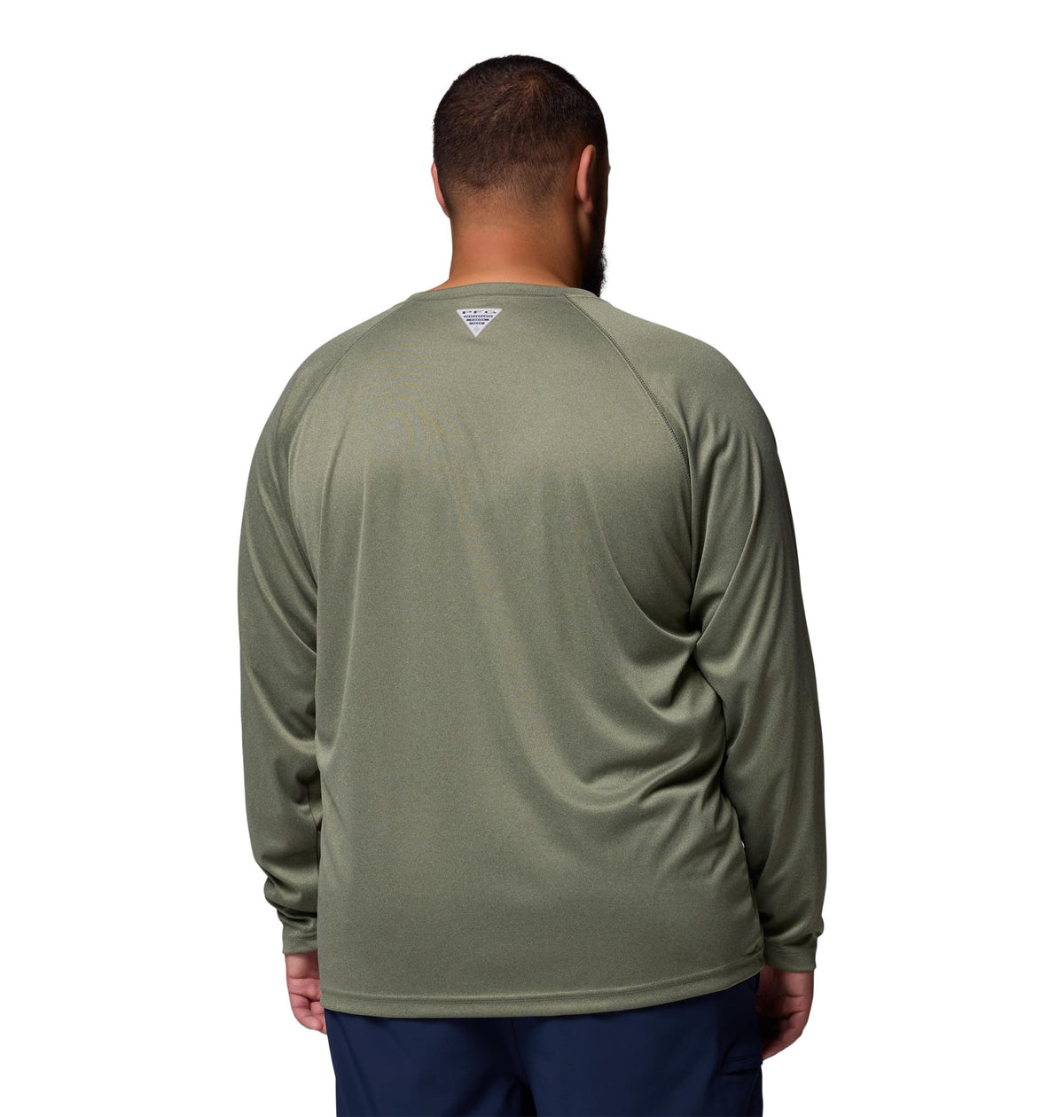 Columbia Men's PFG Terminal Tackle Long Sleeve Fishing Shirt, Cypress Heather/Carbon Logo, XX-Large
