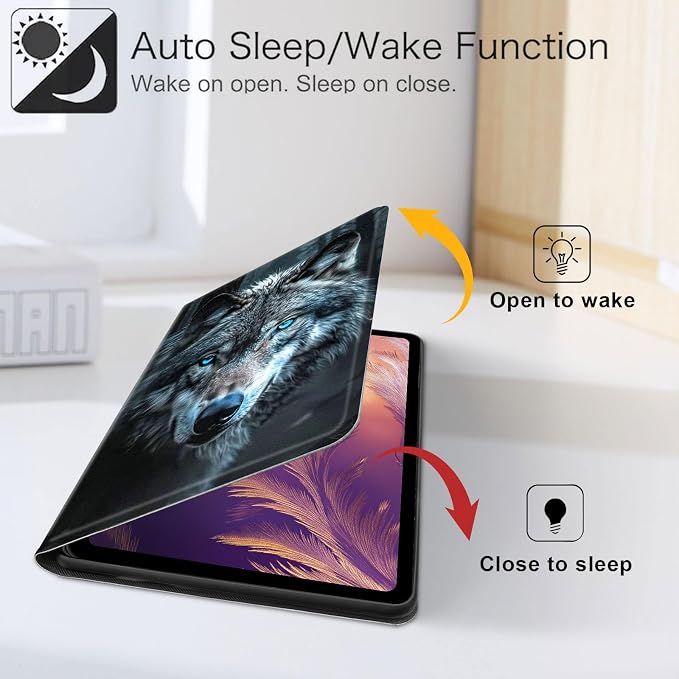 for iPad 11th Generation (A16 2025) 11 / iPad 10th Gen 10.9 2022 Case 360° Rotating PU Leather Stand Cover with Auto Sleep/Wake Shockproof TPU Backl Two Dragons Fighting