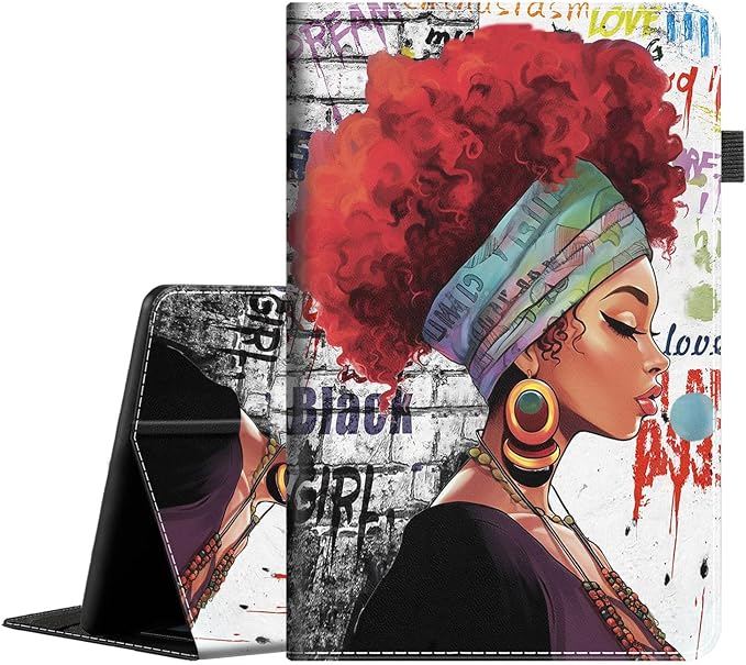 Case for All-New Kindle Fire HD 8 Tablet (12th/10th Generation 2020/2022 Release) &amp Fire HD 8 PlusPremium PU Leather Folio Stand Cover Case with Smart Auto Wake/Sleep Smoke Flag of Mexico Flag