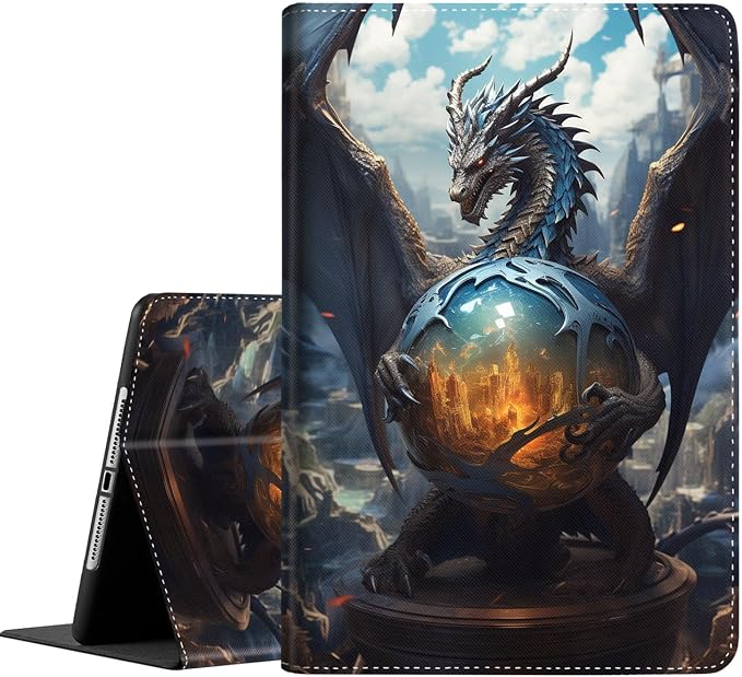Case for iPad (A16) 11th Generation 11 Inch (2025) for iPad 10th Generation 10.9 Inch (2022) Slim Folding Stand Cover with Auto Wake/Sleep Watercolor Sea Turtle