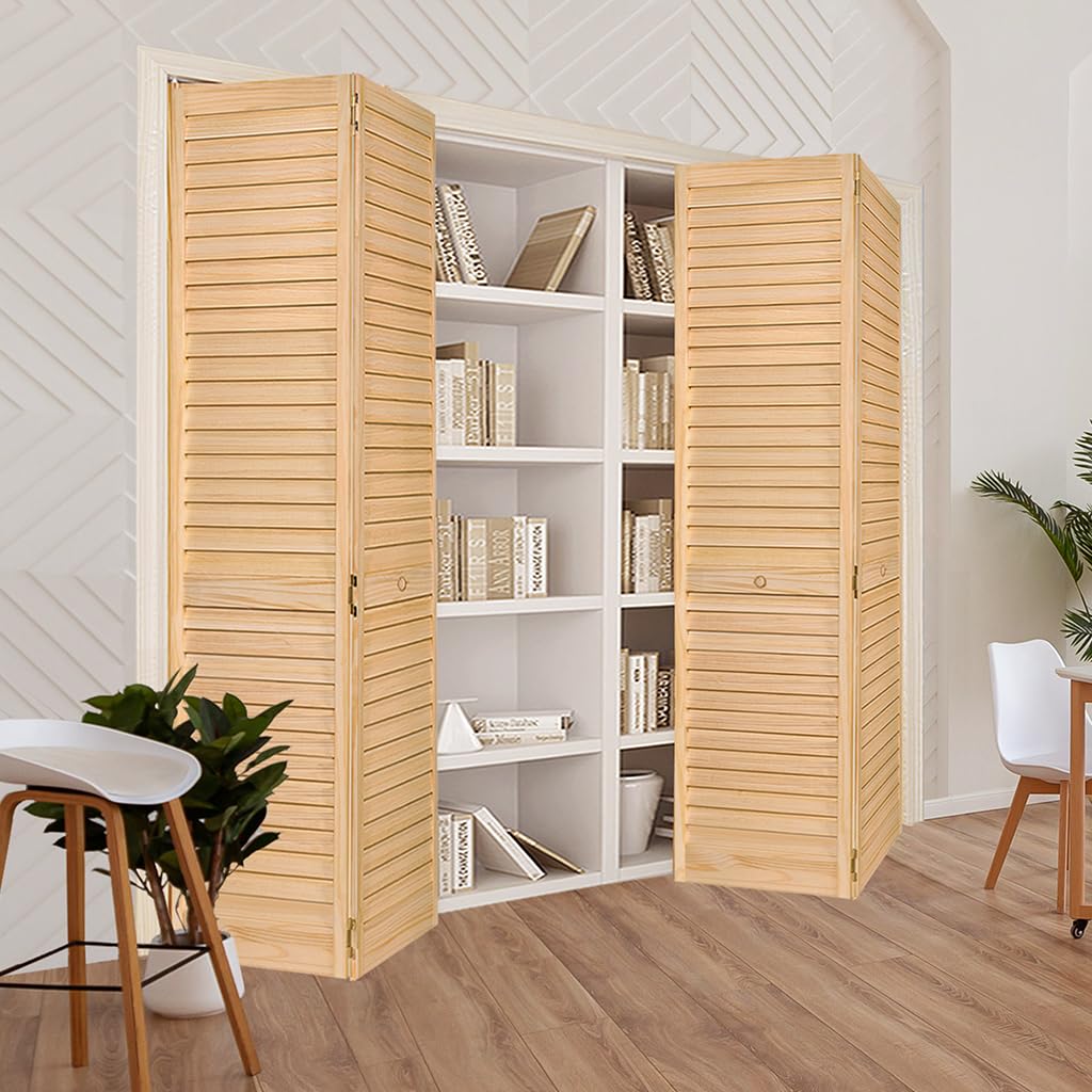 Kimberly Bay Bi-fold Closet Door, Louver Louver Plantation (28x80)
