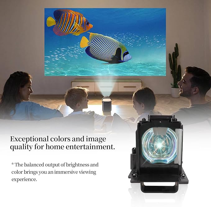 SORNEICDR 915B441001 Replacement Projector Lamp Bulb Compatible with Mitsubishi for WD-60638 /WD-60638CA /WD-60738 /WD-60C10 Lamp Bulb Replacement with Housing