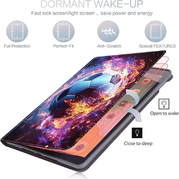 Case for iPad (A16) 11th Generation 11 Inch (2025) for iPad 10th Generation 10.9 Inch (2022) Slim Folding Stand Cover with Auto Wake/Sleep Corgi Dog Eating Ramen 2