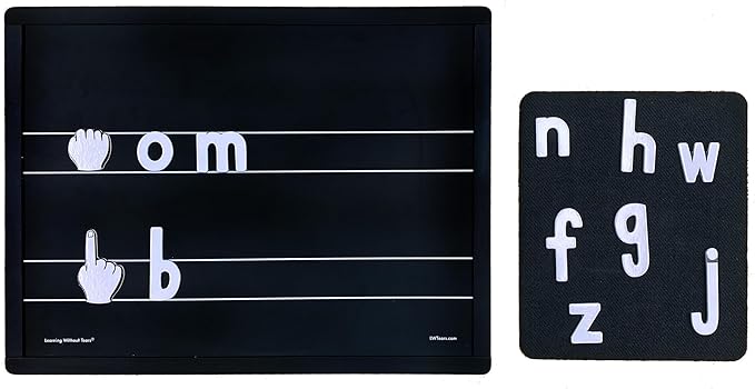 Handwriting Without Tears, Letters to Words Blackboard Set, PreK +, Phonics Practice, Hands-on multisensory kit
