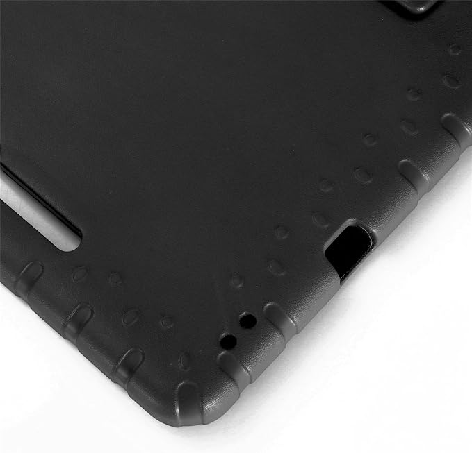 Kids Case for Samsung Galaxy Tab S10 FE Plus 13.1 (2025) Techcircle Handle Stand Light EVA Foam Bumper Protective Rugged Drop Protection Child Proof Cover Black