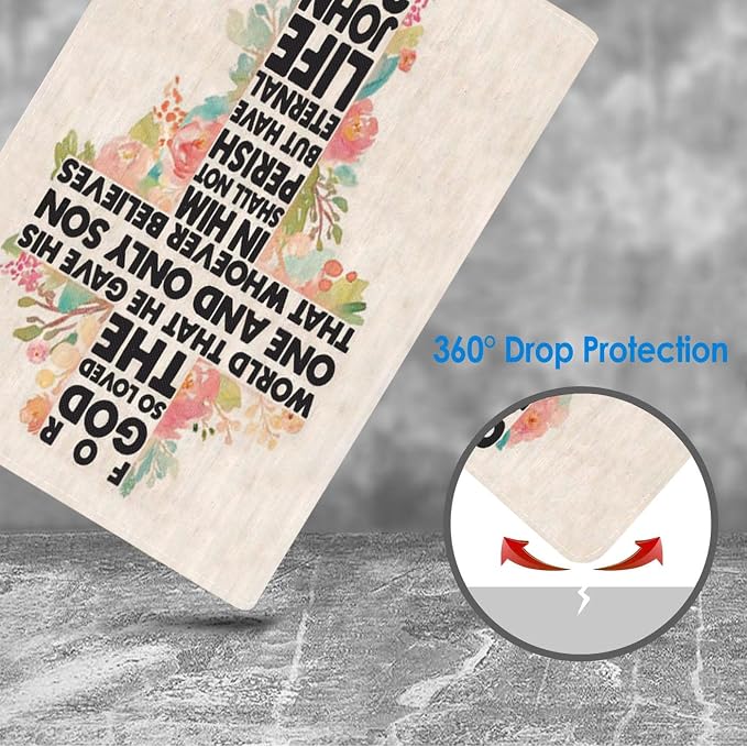 for iPad mini 1 2 3 4 5 Case Stay Positive Work Hard and Make It Happen Inspirational Quote Slim Lightweight PU Leather Stand Cover with Auto Wake/Sleep for iPad mini 5th/4th Gen 7.9 Inch