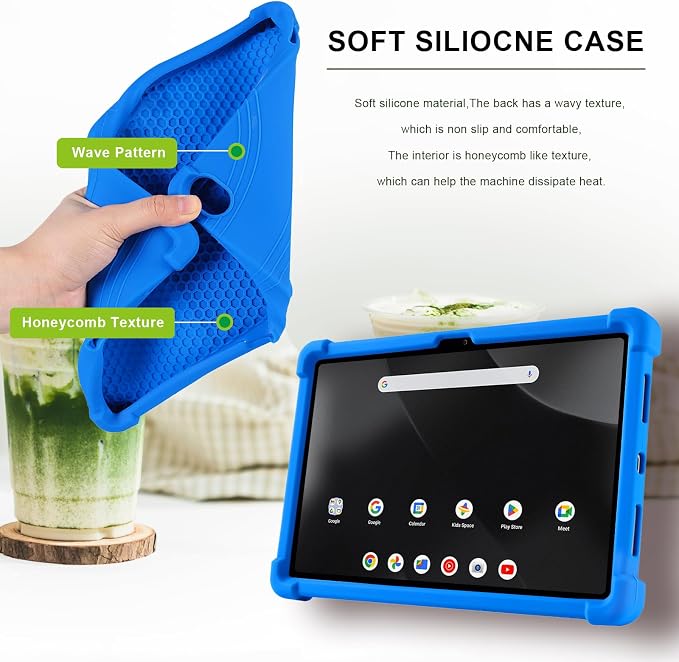 ATOOZ for Onn. 12.1 inch Tablet Pro Case 2024 (Model:100146663)Silicone Case for Onn 12.1 Tablet Pro with Stand (Black)