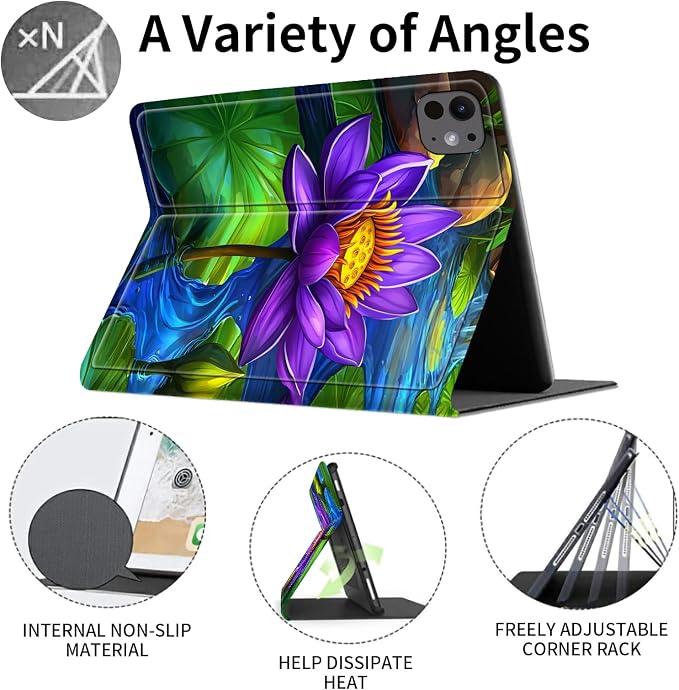 Case for iPad (A16) 11th Generation 11 Inch (2025)/ iPad 10th Generation 10.9 inch 2022Slim PU Leather Smart Cases Covers with Auto Wake/Sleep-Beast Roared