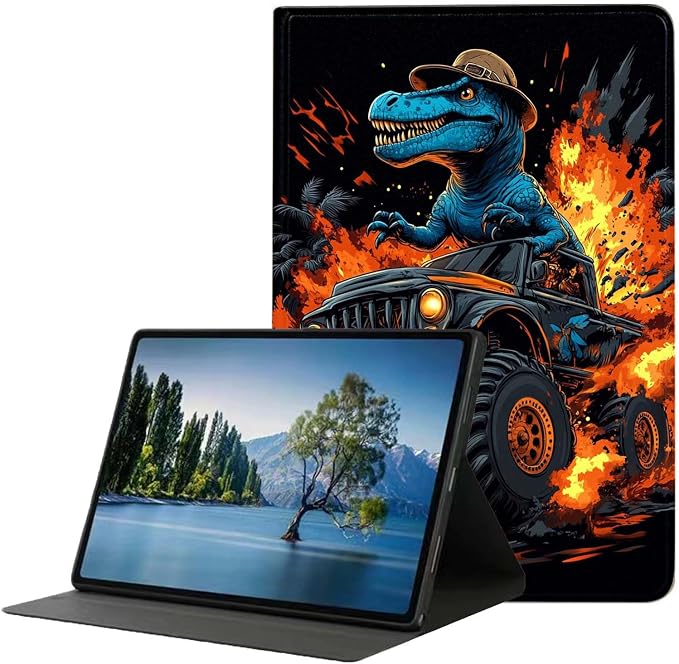 Case for iPad 9th/8th/7th Generation (2021/2020/2019) 10.2-inchSlim PU Leather Cover Adjustable Stand Auto Wake/SleepAurora Over Mountains