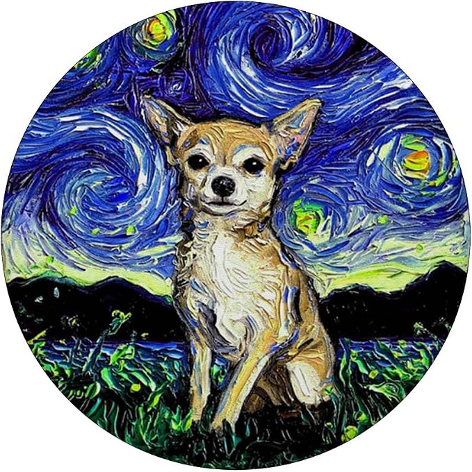 Cute Chihuahua Art Design Best Trendy Gift For Dog Lovers PopSockets Adhesive PopGrip