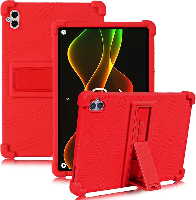 ATOOZ for Boost Celero 5G Tablet Case 10.95 Inch 2025Soft Silicone Shockproof Kids Case for Celero 5G Tablet 11 Inch with PC Stand (Black)