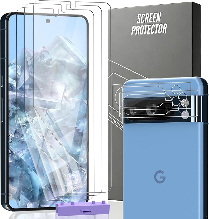 for iPhone 17 Pro Max Back Screen Protector Flexible Film Not Glass with Camera Lens Protector 2+2 Pack Self-Healing Anti Scratch HD Clear Soft TPU Protective Hydrogel Film