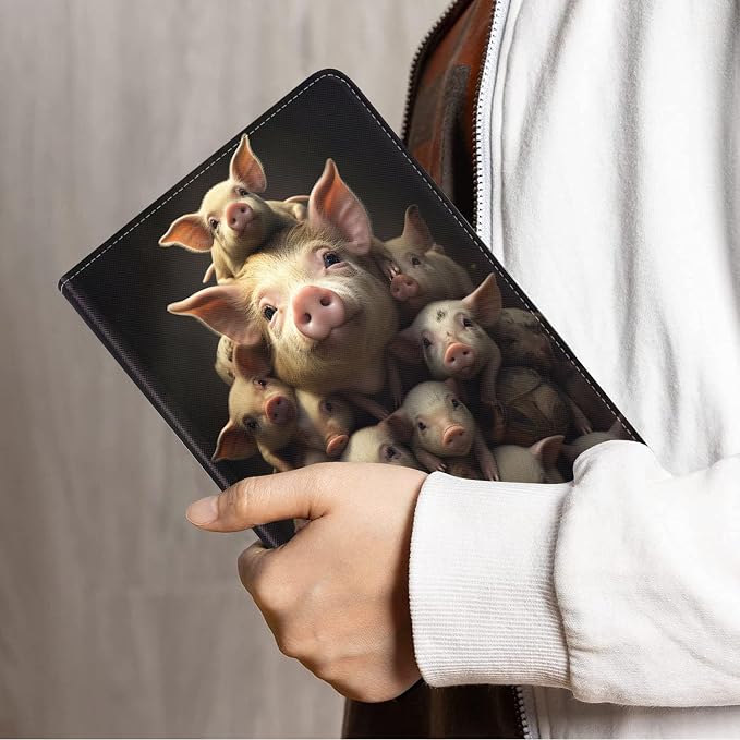 Case for Samsung Galaxy Tab S10 Lite/ S10 FE/ S9 FE 5G 10.9 Inch/ S9 11 Inch - Slim PU Leather Folding Stand Folio Cover with Auto Sleep/Wake - African American Girl