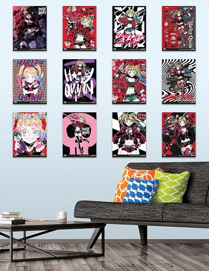 Poster Book - DC Comics - Harley Quinn Anime Poster Book