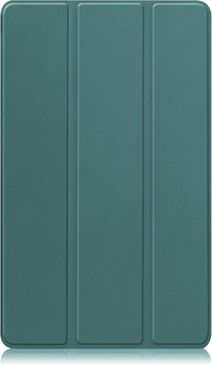Smart Case for Lenovo Tab One / K9 8.7 Inch 2025 TB305XU/TB305FU Lightweight Trifold Stand Cover Auto Wake Sleep Blackish Green