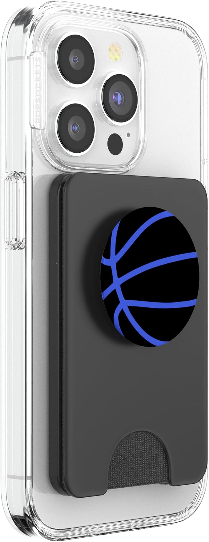Black Blue Basketball PopSockets Adhesive PopGrip