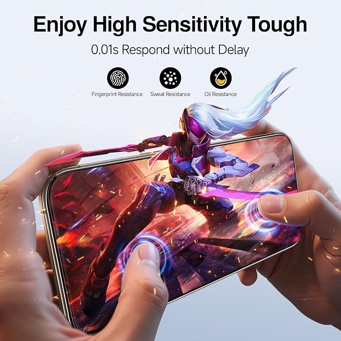 SMARTDEVIL Screen Protector for iPhone 15 Plus (3-Pack) HD Clear 9H Aluminosilicate Tempered Glass SmartPull Box Dust &amp Bubble-Free Installation Case-Ready Fit
