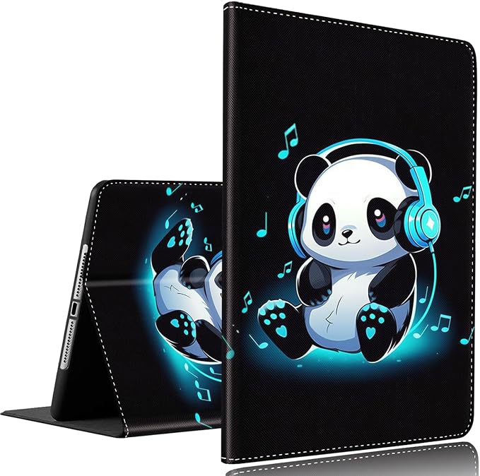Vintage Floral Astronaut iPad 9th Gen Case - 10.2 Inch Standing Cover with Auto Sleep/Wake