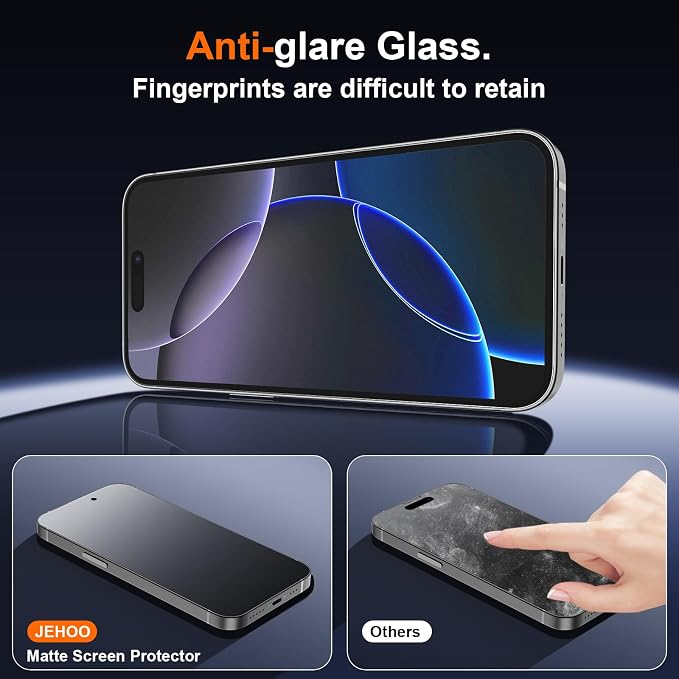 [2 Pack] Matte Privacy Glass Screen Protector Designed for iPhone 11 / iPhone XR Anti-Glare Anti-Fingerprint Install Frame 9H Tempered Glass