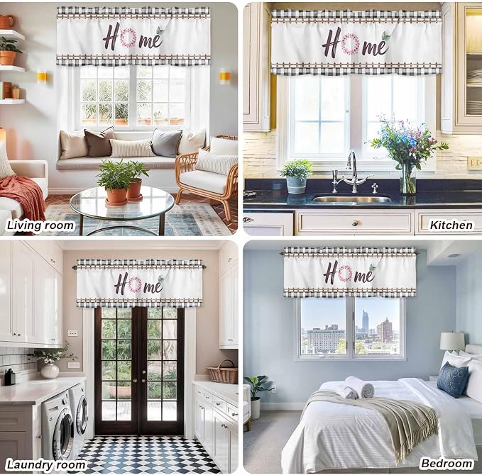 Spring Flowers Curtain Valances