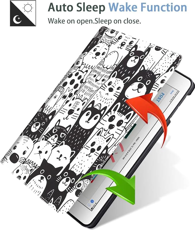 Case for iPad (A16) 11th Generation 11 Inch (2025) iPad 10th Generation 10.9 Inch (2022)，Slim Fit Foldable Standing Cover Case with Auto Sleep/Wake Retro Moth