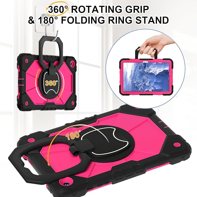 Dteck Case for Samsung Galaxy Tab A 8.0 (2015) Tablet SM-T350/355/357 Case 8 Inch PU Leather Lightweight Folio Case with Card Slots/Stand Features Cute Cartoon Protective Cover Purple Butterfly