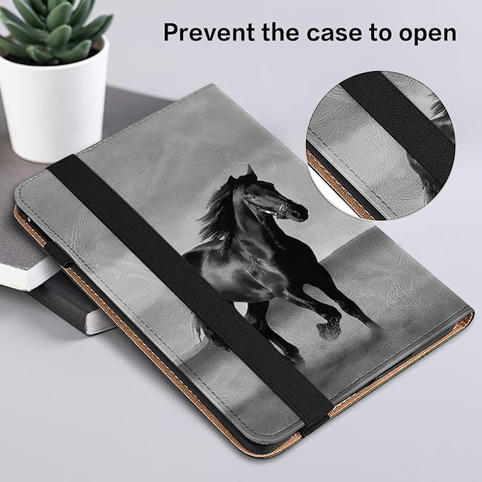 ALILANG Case for Kindle Fire HD 10 &amp 10 Plus Tablet (13th/11th Generation 2023/2021 Release) 10.1 Shockproof Folding Stand Cover for Amazon Fire Hd 10 Tablet Case-Basalt Eagle