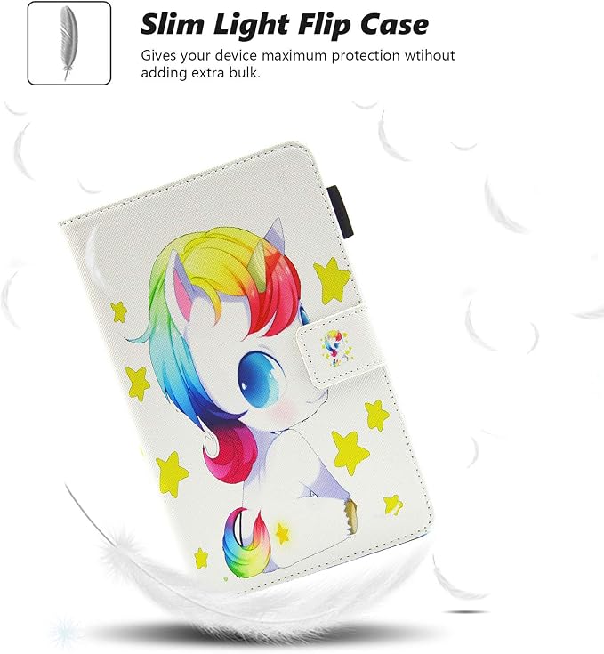 Case for Kindle Fire 7 TabletDteck Full Protective Flip Adjustable Stand Auto Wake/Sleep Smart Cover with Pencil Holder for Kindle Fire 7 Tablet 9th/7th/5th Generation 2019/2017/2015 ReleaseKing Dog
