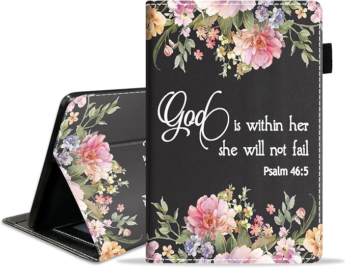 Case for Amazon Kindle Fire HD 8/Fire HD 8 Plus Tablet (12th/10th Generation 2024/2022/2020 Release) - PU Leather Folio Cover with Smart Auto Wake/Sleep Bald Eagle