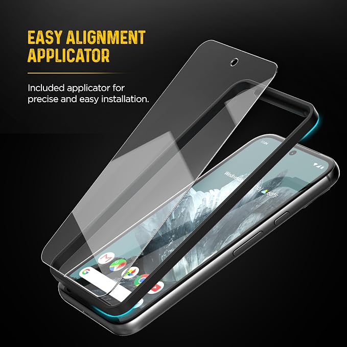 magglass for Google Pixel 9 Pro XL Screen Protector (Fingerprint Compatible) with Easy Install Applicator Full Coverage HD Tempered Glass &amp Camera Lens Protector (6.8)