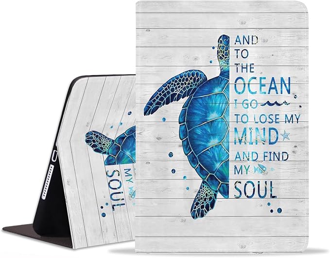 for iPad mini 1 2 3 4 5 Case Stay Positive Work Hard and Make It Happen Inspirational Quote Slim Lightweight PU Leather Stand Cover with Auto Wake/Sleep for iPad mini 5th/4th Gen 7.9 Inch