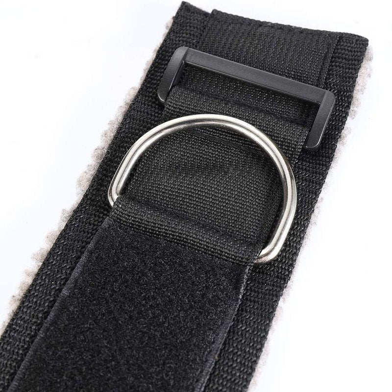 MOOCY Ankle Straps For Cable Machine Kickbacks, Glute Workouts, Lower Body Exercises,Leg Extensions, Hip Abductors,Adjustable Leg Straps with Fleece Lined Padding