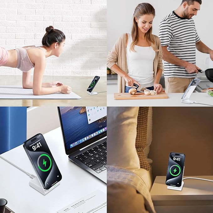 Pixel Wireless Charger 15W Fast Charging Stand for Google Pixel 10 Pro XL | 10a/9a/9/9 Pro/9 Pro Fold/8a/8/8 Pro/7a/7Pro/6Pro 2Pack Android Phone Wireless Charger Stand for Samsung Galaxy S26 S25 S2