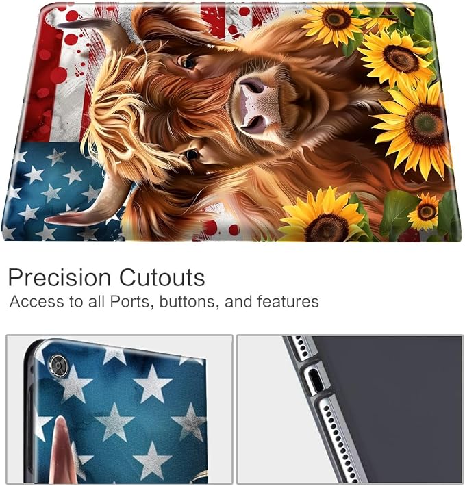for 10.1 Amazon Fire HD 10 Tablet (13th Generation 2023 Release)PU Leather Multi-Angle Anti Slide Stand Cases with Auto Wake/SleepAnimals Dog Paws Galaxy