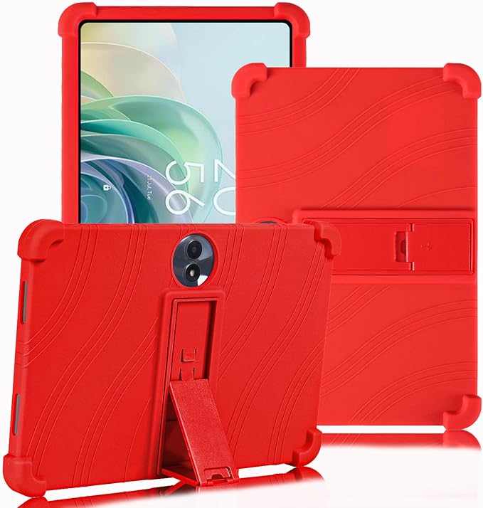 ATOOZ for TCL NXTPAPER 11/Tab 11 Gen 2 Tablet Case 11 inchBlack | Soft Silicone Shockproof Protective Cover Case for TCL Tab 11 Gen 2 Tablet with PC Stand