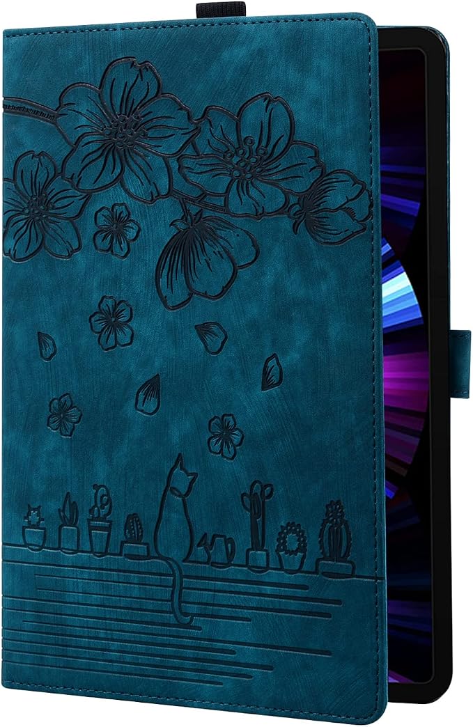 Case for Honor MagicPad 3 Pro 12.3 12.3 2026Multi-Angle Viewing PU Leather Folio Stand Cover with Pencil HolderShockproof Protective Case for Honor MagicPad 3 Pro 12.3 2026Rose Red
