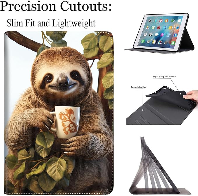 Case for Samsung Galaxy Tab S10 FE Plus 5G Multi-Angle Stand Smart Cover Shockproof with Auto Wake/Sleep for Galaxy Tab S10 FE+ 13.1 Inch (SM-X620/SM-X626B) 2025 Magic Mushrooms Fungus