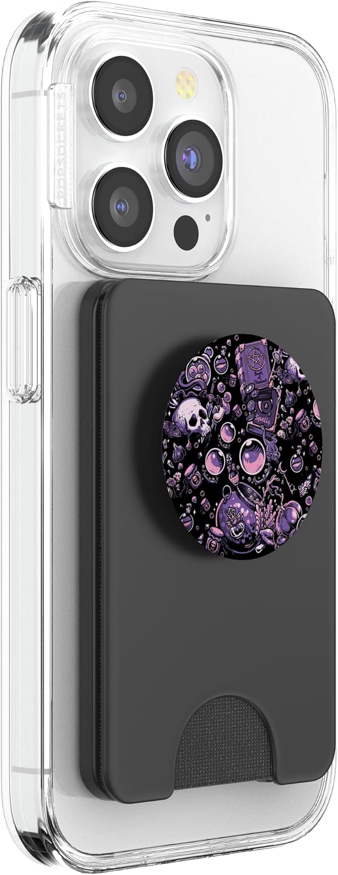 Witch's Essentials Pattern Witchy Design Halloween Cute PopSockets Adhesive PopGrip