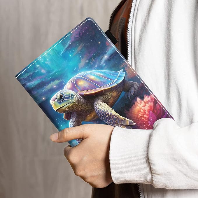 Case for Amazon Kindle Fire HD 8/Fire HD 8 Plus Tablet (12th/10th Generation 2024/2022/2020 Release) - PU Leather Folio Cover with Smart Auto Wake/Sleep Bald Eagle