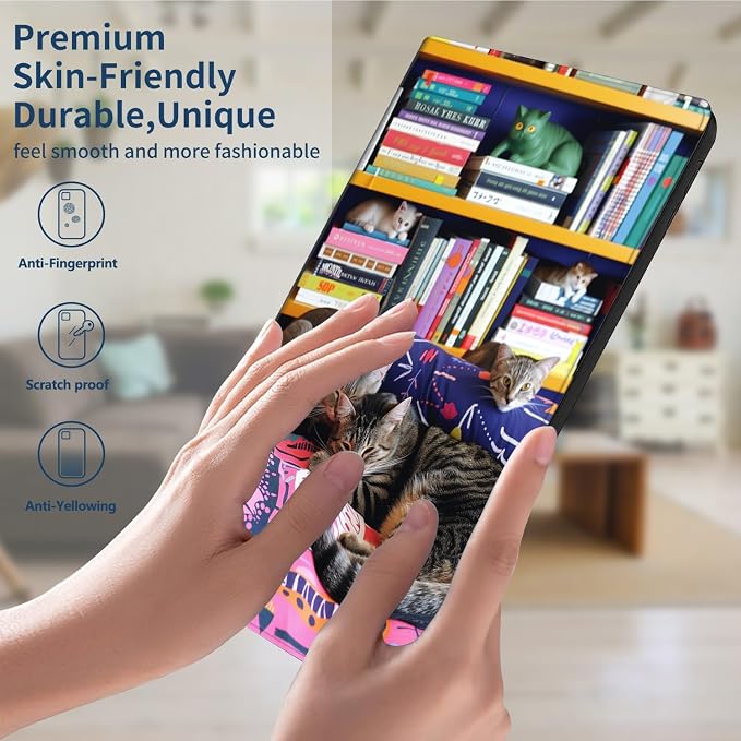 Slim Case for Samsung Galaxy Tab S11 5G 11 Inch (2025) PU Leather Tablet Cases Flip Folio Multi-Angle Viewing Stand Protective Smart Shell Cover with Auto Wake/Sleep A Crow Skull