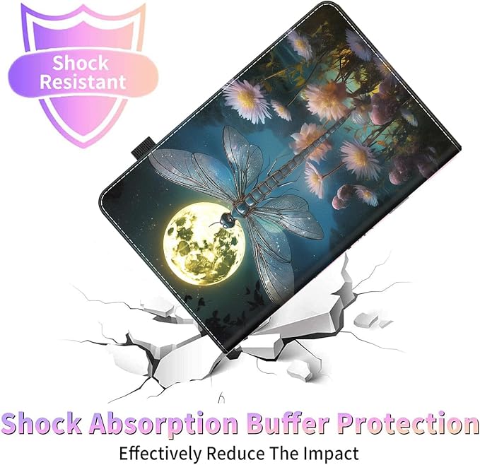 Case for All-New Amazon Kindle Fire HD 8 &amp 8 Plus Tablet (12th Generation/10th Generation 2022/2020 Release) 8 Durable Shockproof Protective Cover，Pug Weightlifting