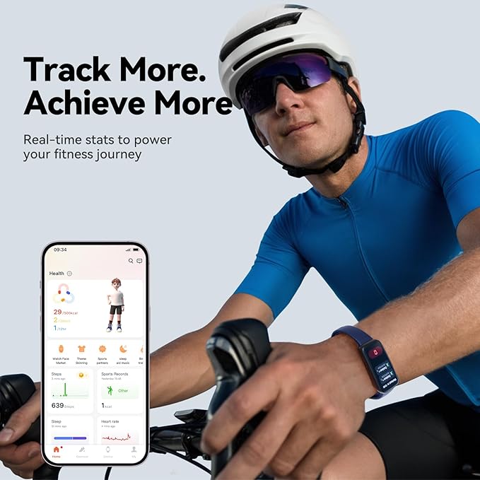 Enfit Fitness Trackers,Smart Watch with 1.47"Color Screen,100+Sport Modes Fitness Watch with Heart Rate Sleep Monitor, Pedometer Step Counter Watch, 3TAM Waterproof Activity Trackers for Women Men,BU