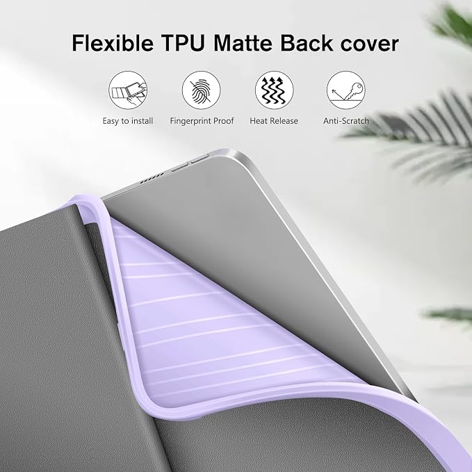 FINTIE Keyboard Case for iPad mini 7th Generation (A17 Pro) / mini 6 8.3 | Detachable Magnetic Bluetooth Keyboard Soft TPU Cover Multi-Angle Viewing Pencil Holder Backlight/Fantasy Ombre