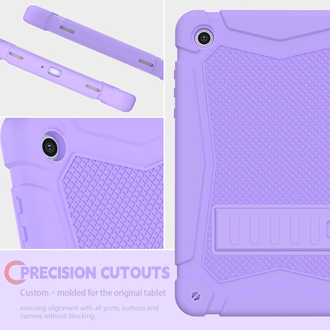 Shockproof Case for Samsung Galaxy Tab A11 Plus 11 inch 2026 with Built-in Kickstand 3 Layers Heavy Duty Protection Cover for Tab A9+ 10.9 2023 Blush Pink