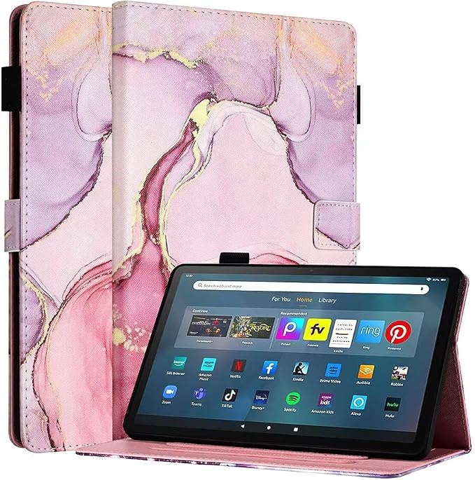 Fancity for Amazon Kindle Fire Max 11 Case 13th Generation 11 2023 Release | Soft PU &amp TPU Leather Protective Stand Cover Case for Fire Max 11 with Smart Auto Wake/Sleep Pencil Holder Beach