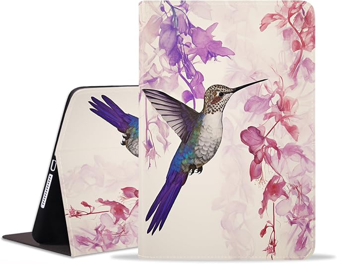 Case for Samsung Galaxy Tab S10 Lite/ S10 FE/ S9 FE 5G 10.9 Inch/ S9 11 Inch - Slim PU Leather Folding Stand Folio Cover with Auto Sleep/Wake - African American Girl